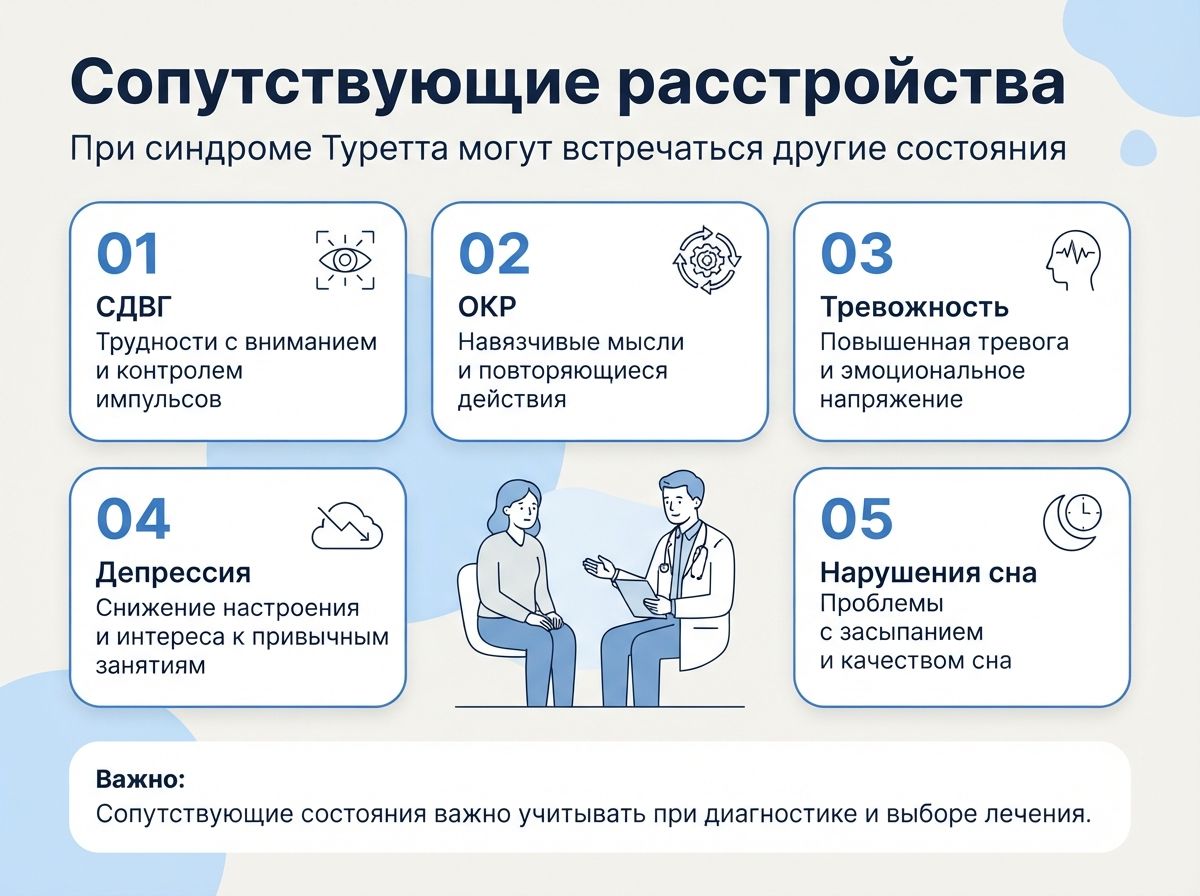 Лечение синдрома Туретта в Ельце инфографика